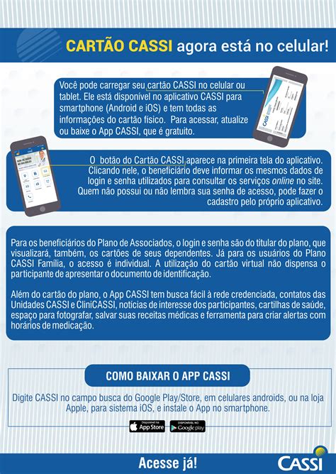 Portal Cassi Notícias Cartão Cassi Aplicativos Carta Smartphone