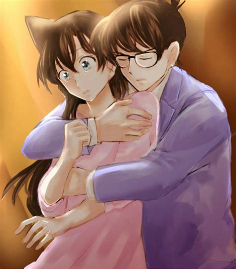 Ran And Shinichi Detektif Conan Romantic Anime Couples Magic Kaito