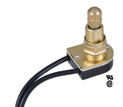 Tall Brass Rotary Canopy Switch 40406 Bandp Lamp Supply