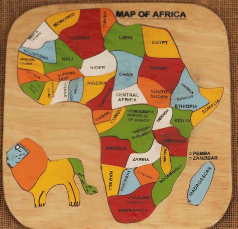 African Continent Puzzle One City Ministries