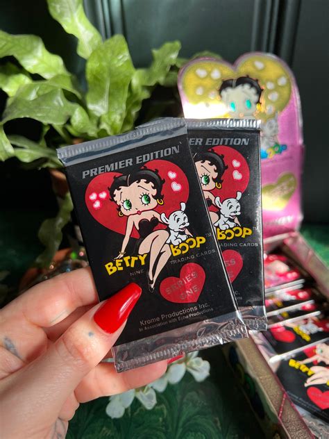 Pack Of Vintage Betty Boop Trading Cards Series One Etsy