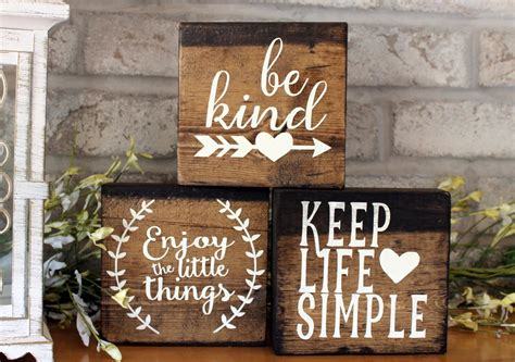 30 Wood Home Decor Signs