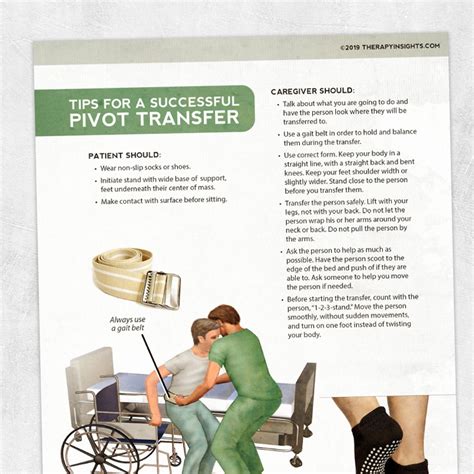 Tips For Successful Pivot Transfers Adult And Pediatric Printable