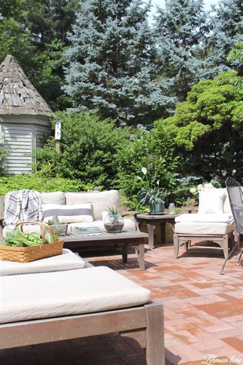 Beautiful Back Patio Makeover Reveal With 8 Diy Project Ideas Lehman