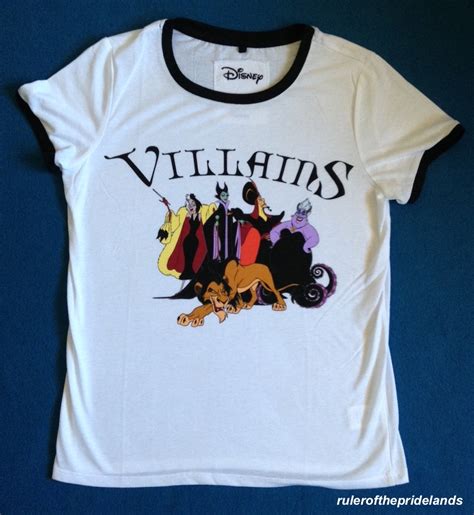 Disney Villains Print T Shirt By Rulerofthepridelands On Deviantart
