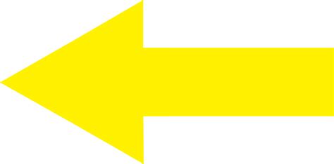 6 Yellow Left Arrows Icons Images Yellow Arrow Pointing Left Yellow
