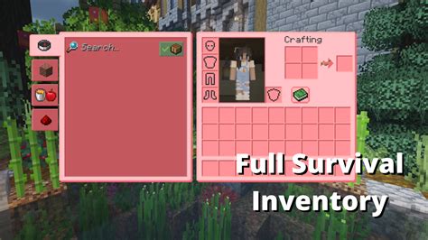 Strawberry Gui And Hotbar Minecraft Resource Packs Curseforge