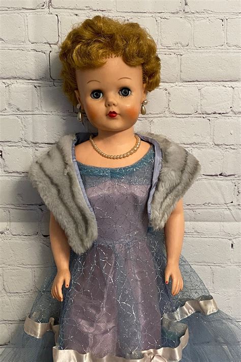 Vintage 1950s Darling Debbie 30 Doll W Shawl Necklace And Shoes