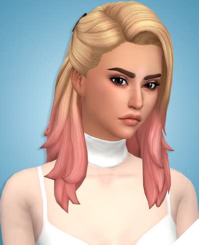 Sims Cc Hair Ombre Maxis Match