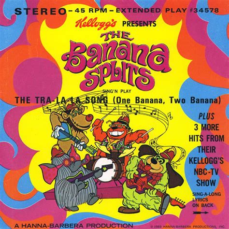 The Banana Splits The Tra La La Song One Banana Two Banana 1969