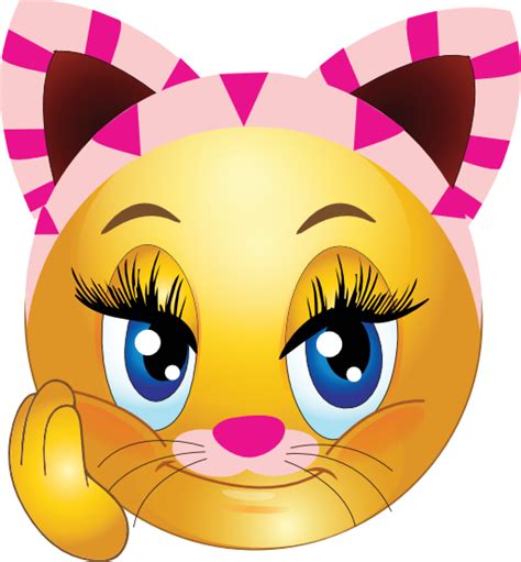 Kitty Cat Smiley Facebook Love Smileys Emoticons Engraçados