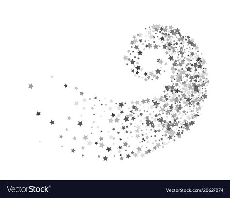 Stars Twisted In Swirl Or Vortex Royalty Free Vector Image