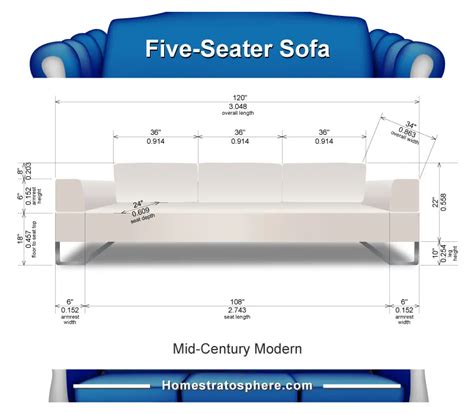 Standard Sofa Size In Meters Baci Living Room
