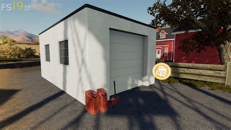 Garage With Workshop Trigger V 10 Fs19 Mods Farming Simulator 19 Mods