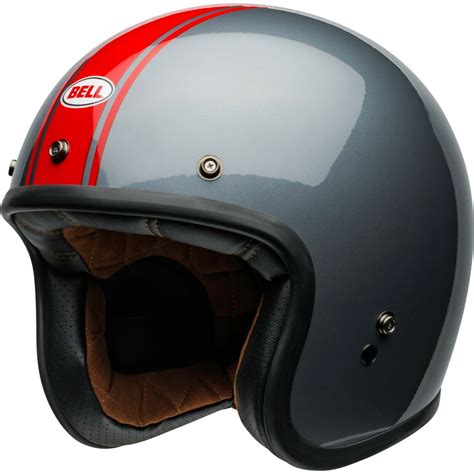 Bell Custom Dlx 500 Rally Helmet Grey Red Be 7109403 4 5 6 Jet Helmets