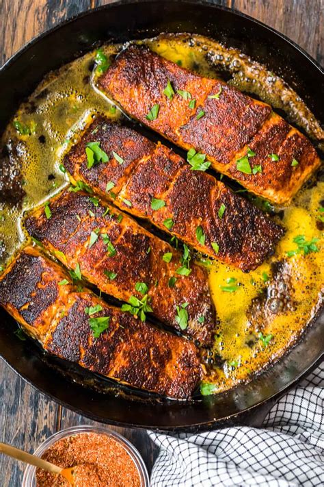 Blackened Salmon Recipe The Cookie Rookie How To Video