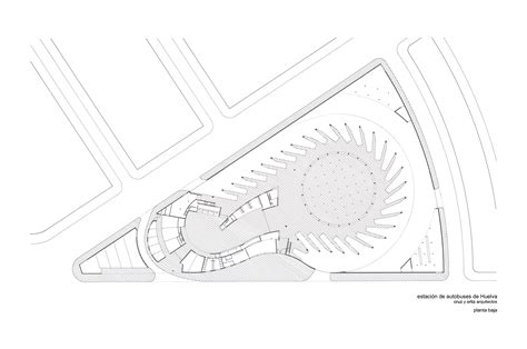 Cruz Y Ortiz Arquitectos Estacion Autobuses Huelva Diseño Planocruz