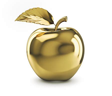 See more ideas about apple background, apple logo wallpaper, apple wallpaper. Golden Apple Isolated On White Background Stock Photo ...