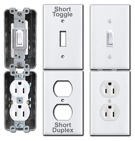 Express your original style and attention to fine details within available in nickel or bronze options, this light switch cover adds a touch of style and elegance to your room. Short Outlet Covers, Trimmed Light Switch Cover Plates
