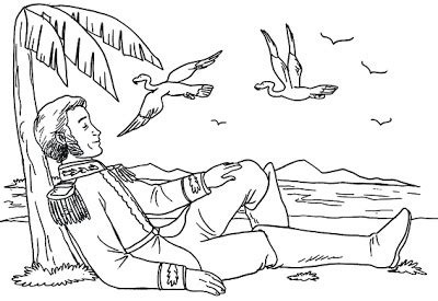 José de san martín es considerado uno de los libertadores del continente americano, junto con el venezolano simón bolívar. Dibujos Sueño de San Martín, bandera de Perú