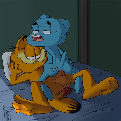 Post 1280897 Crossover Garfield Garfield Character Gumball Watterson Jerseydevil The Amazing