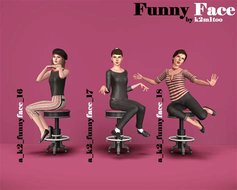 Mod The Sims Funny Face Poses Inspired By The Movie