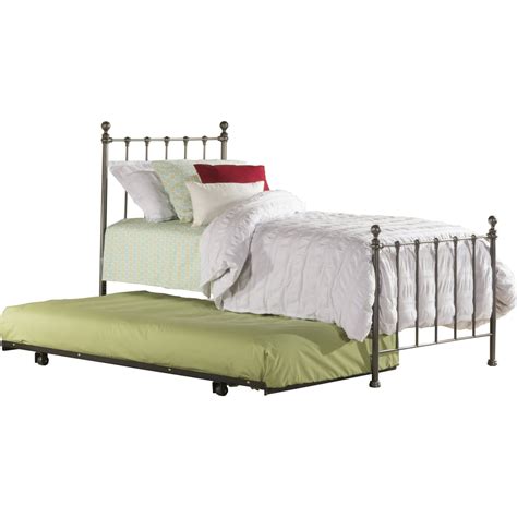Hillsdale Furniture Molly Twin Metal Bed With Suspension Deck And Roll