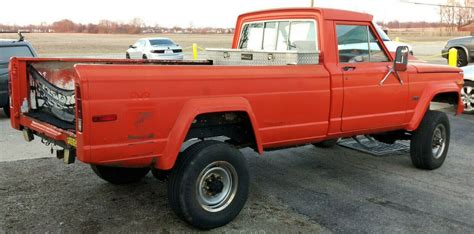 1975 Jeep J20 Lifted 4wd Pickup Gladiator Rare 8 Lug 360 Amc No Reserve