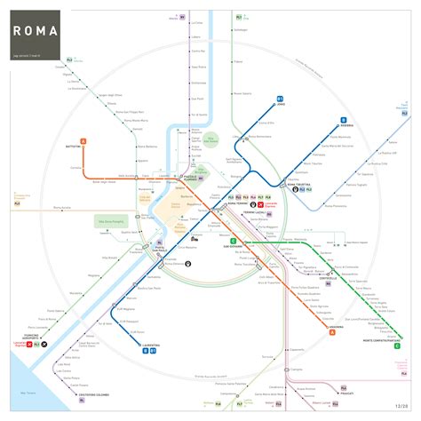 Rome Metro Map Inat