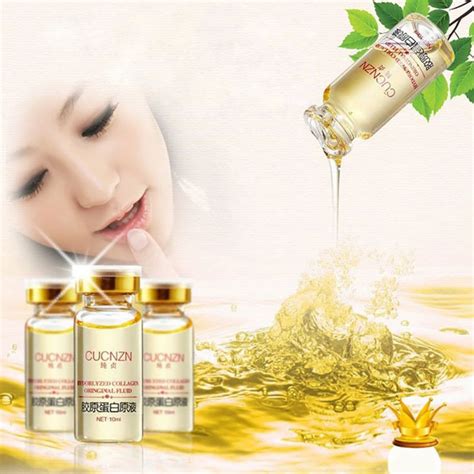 Pure Collagen Serum Liquid Whitening Moisturizing Anti Wrinkle Anti Aging Firming Skin 10ml Lh9