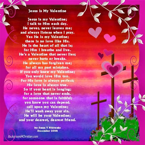 Jesus Is My Valentine Poster Valentines Poems Christian Valentines Valentines Day Poems
