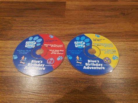 Blue's Clues: Blue's Birthday Adventure 2 Discs Discs Only PC Windows