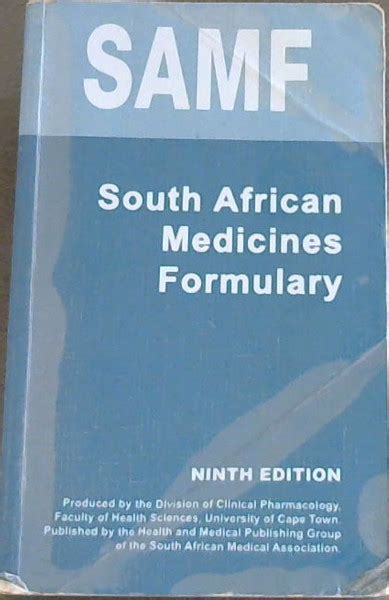 Samf South African Medicines Formulary