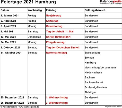 We did not find results for: Feiertage Hamburg 2021, 2022 & 2023 (mit Druckvorlagen)