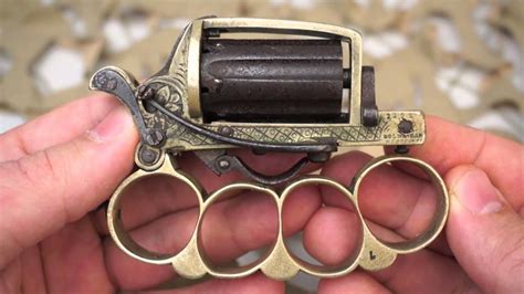 Apache Knuckle Duster Pepperbox Antique French Revolver Overview Texas