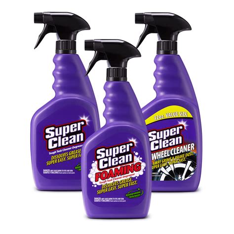 Super Clean Variety 3 Pack With Foaming Trigger Superclean