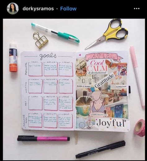 How To Create A Bullet Journal Vision Board Angela Giles