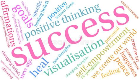 Success Word Cloud Stock Vector Illustration Of Highly 65105629