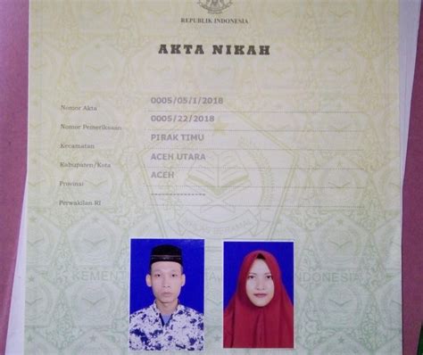 Contoh Foto Buat Di Buku Nikah - Renunganku