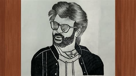 How To Draw Rajinikanth Super Star Rajinikanth Drawing Rajini