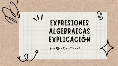 Expresiones algebraicas explicación RD