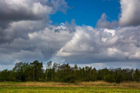 Beautiful Cloud Formation In The Summersky Stock Photo Image Of