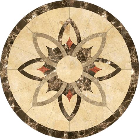 Medallions plus provides specialty stone products like floor medallions made of marble, travertine, tile and more. Celina Stone Medallion: Tile Medallion by Oshkosh Designs