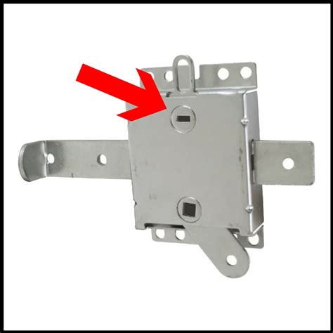Typically, it's a little hole in the center of the outside portion of the lockset. How to lock and unlock a garage door from outside? - Ideal ...
