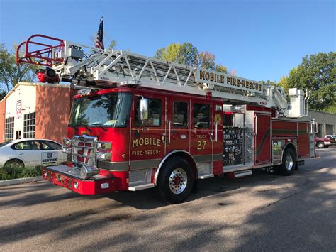 Pierce Enforcer 107 Ascendant Aerial To Mobile Fire And Rescue