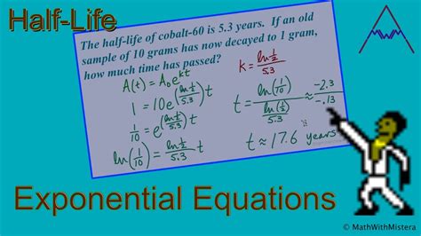 Exponential Decay Equation Tessshebaylo