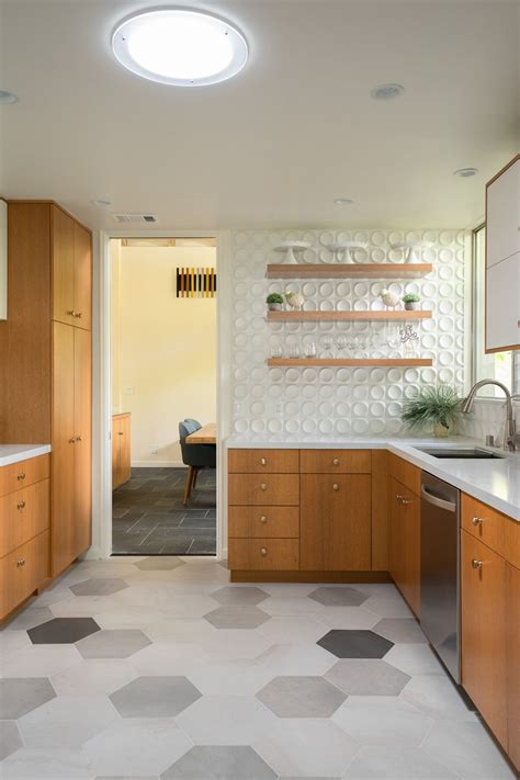 Mid Century Modern Kitchen Modern Kitchen Tiles Modern Kitchen