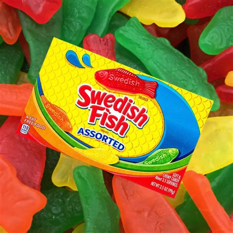 Swedish Fish Assorted Large Theatre Box 99g American Candy Etsy