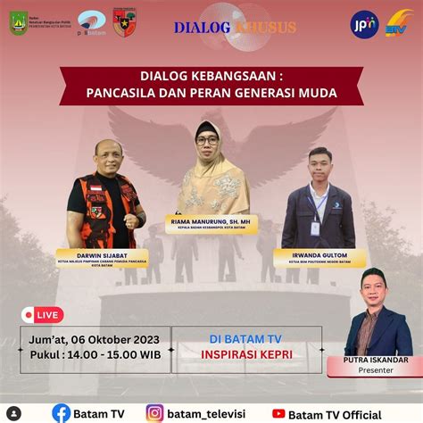 Dialog Kebangsaan “pancasila Dan Peran Generasi Muda” Politeknik