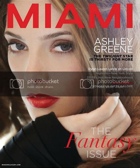 Ashley Greene En Las Portadas De Las Revistas Angeleno Y Miami